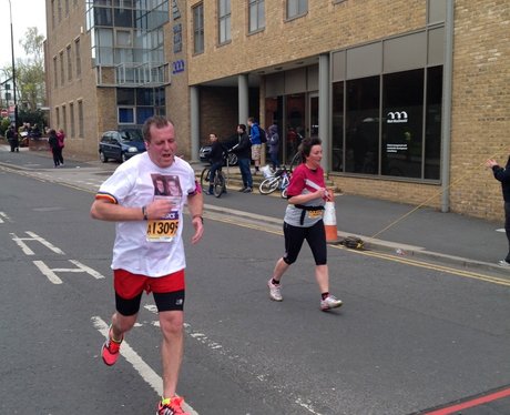 Capital FM at the Manchester Marathon Part 1.