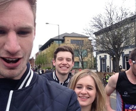 Capital FM at the Manchester Marathon Part 1.
