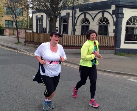 Capital FM at the Manchester Marathon Part 1.