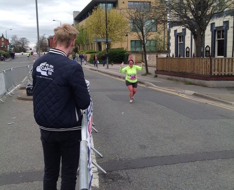 Capital FM at the Manchester Marathon Part 1.