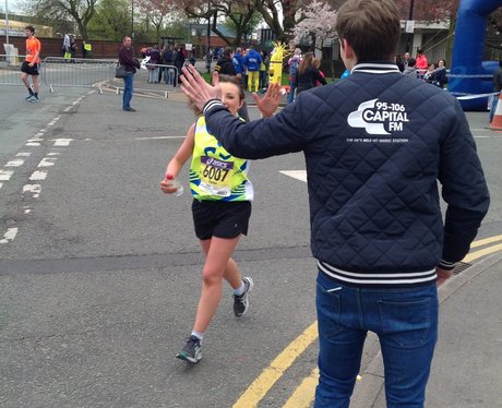 Capital FM at the Manchester Marathon Part 1.