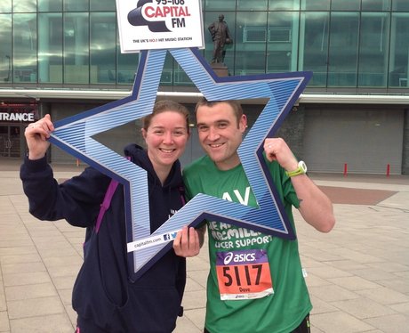 Capital FM at the Manchester Marathon Part 1.