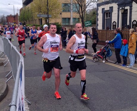 Capital FM at the Manchester Marathon Part 1.