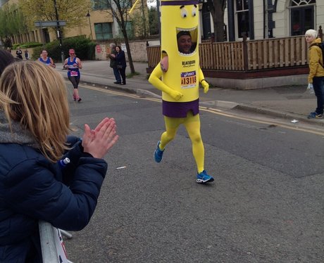 Capital FM at the Manchester Marathon Part 1.