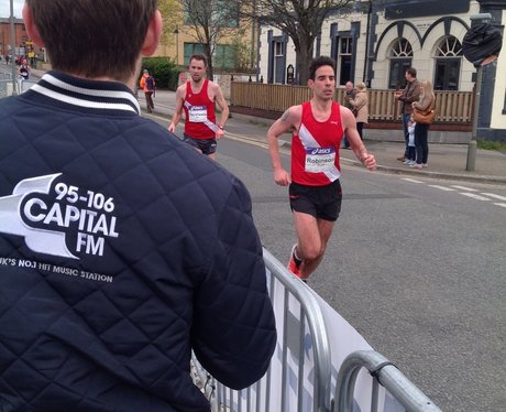 Capital FM at the Manchester Marathon Part 1.