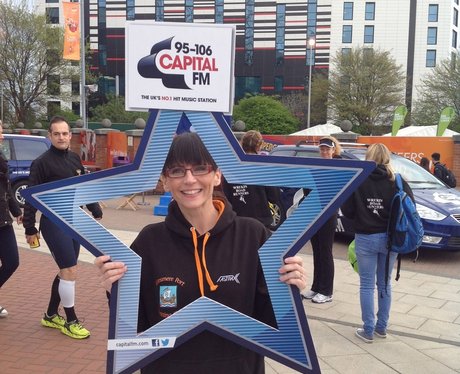 Capital FM at the Manchester Marathon Part 1.