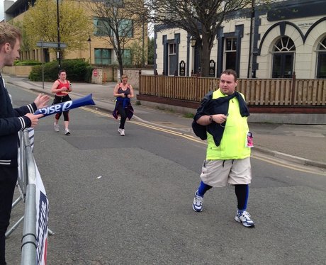 Capital FM at the Manchester Marathon Part 1.