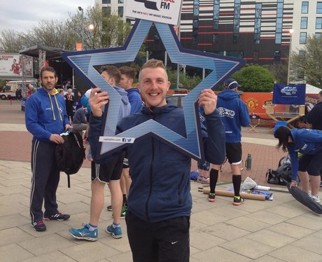 Capital FM at the Manchester Marathon Part 1.