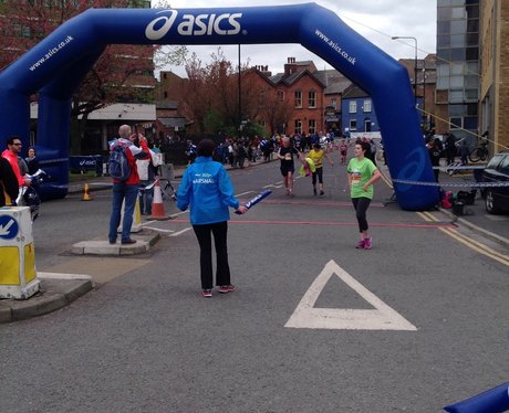 Capital FM at the Manchester Marathon Part 1.