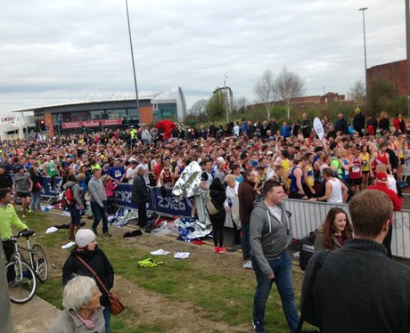 Capital FM at the Manchester Marathon Part 2.