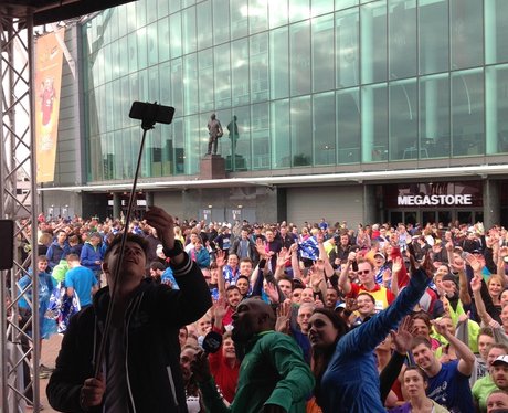 Capital FM at the Manchester Marathon Part 2.