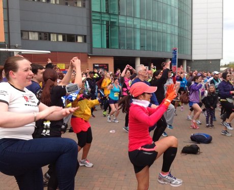 Capital FM at the Manchester Marathon Part 2.