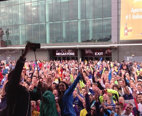 Capital FM at the Manchester Marathon Part 2.