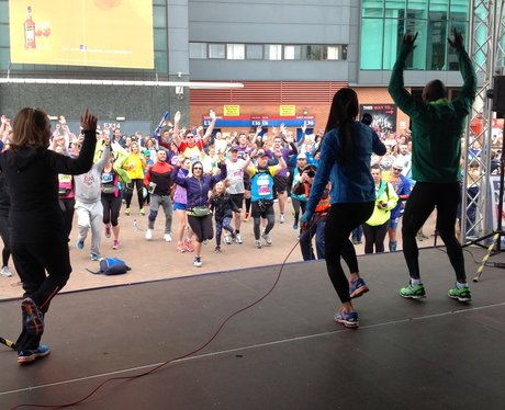 Capital FM at the Manchester Marathon Part 2.