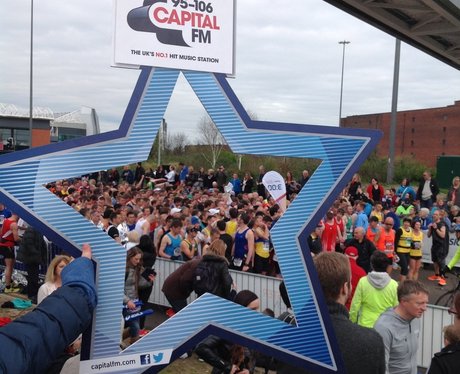 Capital FM at the Manchester Marathon Part 2.