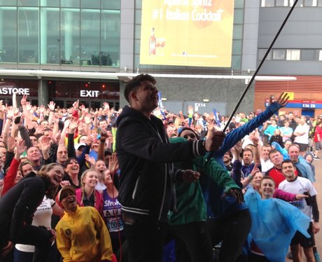 Capital FM at the Manchester Marathon Part 2.
