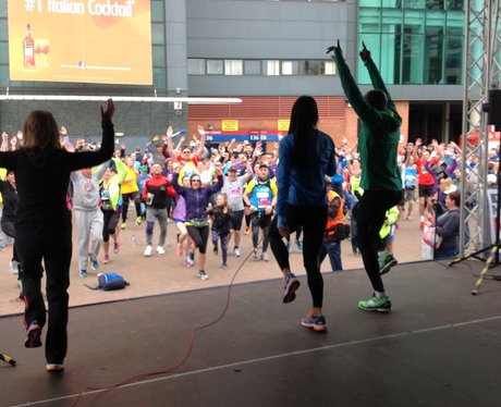Capital FM at the Manchester Marathon Part 2.