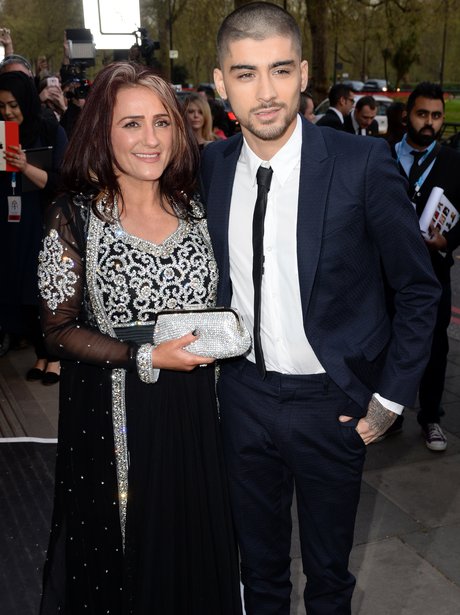 Zayn Malik with his mum