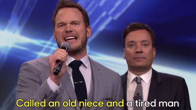 Chris Pratt Jimmy Fallon Nonsense Karaoke