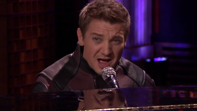 Jeremy Renner Covering Ed Sheeran