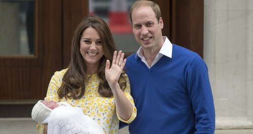 Kate Middleton, Prince William &with new baby daug