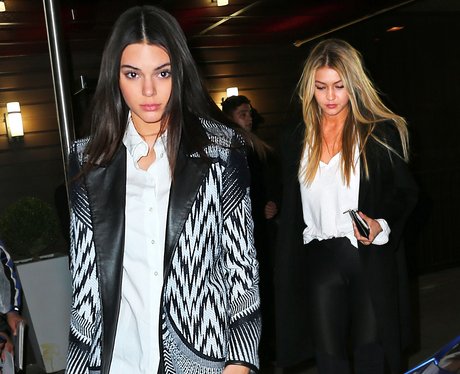 Kendall Jenner and Gigi Hadid on a night out