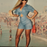 Image 9: Beyonce denim playsuit
