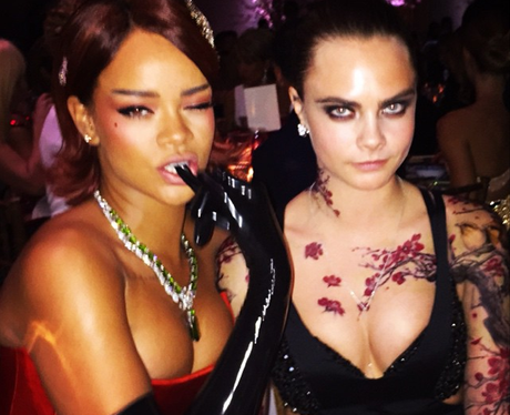 Cara Delevingne and Rihanna MET Ball