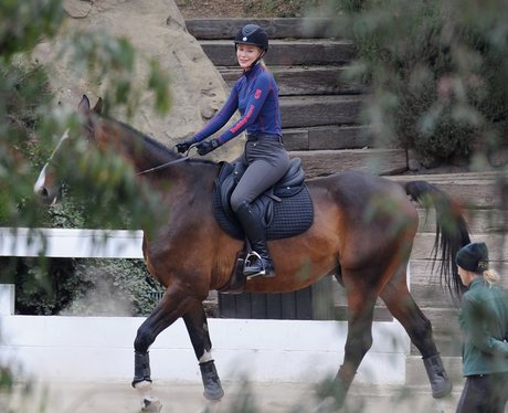 Iggy Azalea horse riding
