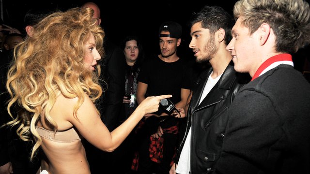 Lady Gaga and One Direction 