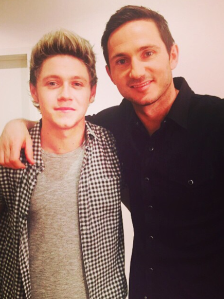 Niall Horan and Frank Lampard