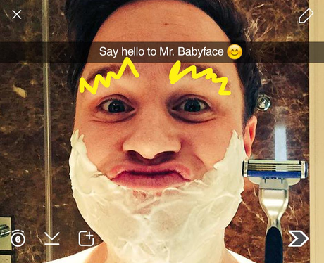 Olly Murs Snapchat 7 (not real)