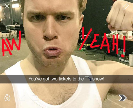 Olly Murs Snapchat 8 (not real)