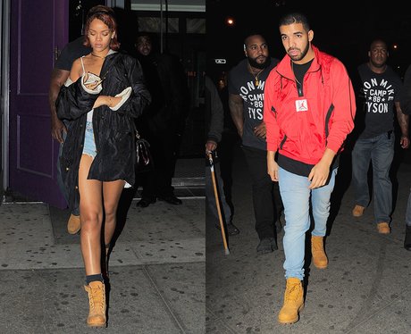 Rihanna and Drake Leaving Club