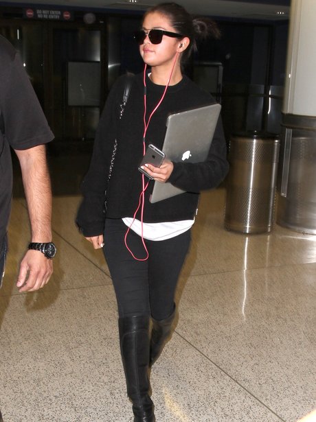Selena Gomez Airport