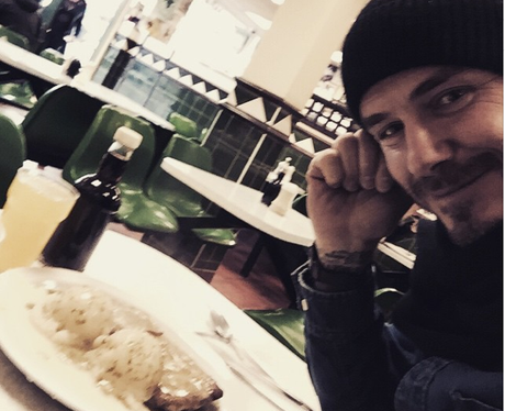 David Beckham Pie and Mash