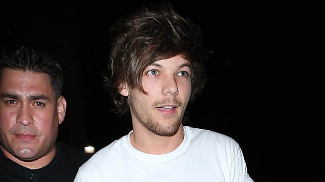 Louis Tomlinson on a night out 