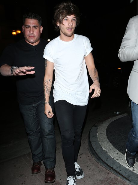 Louis Tomlinson on a night out