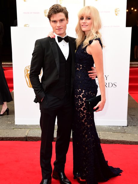Oliver Cheshire and Pixie Lott Baftas 2015