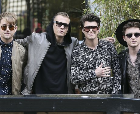 Rixton outside the ITV Studios