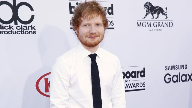Ed Sheeran Billboard Music Awards 2015 Red Carpet 