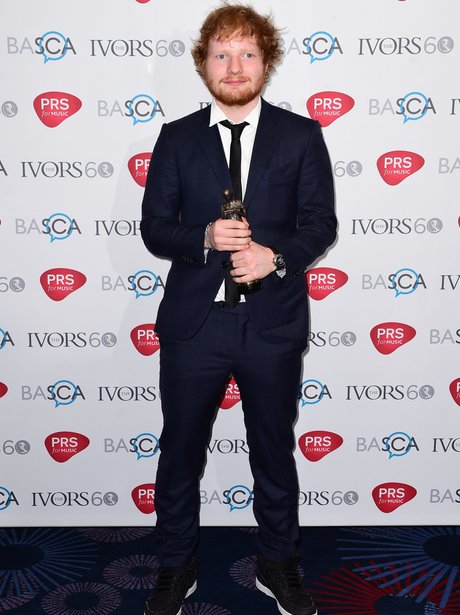 Ed Sheeran Ivor Novello Awards 2015