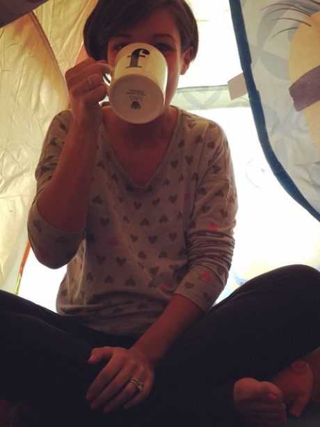 Frankie Sandford on instagram