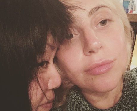 Lady Gaga with bleach hair