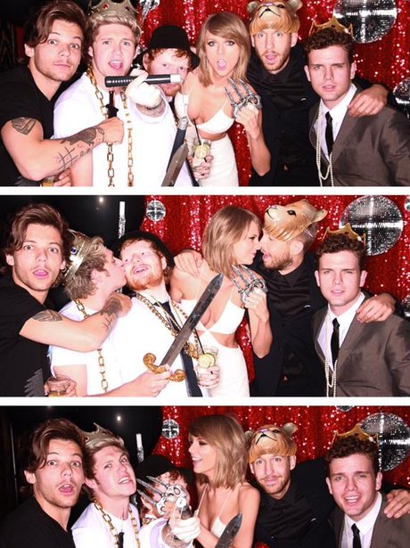 Louis Tomlinson, Niall Horan, Ed Sheeran , Taylor