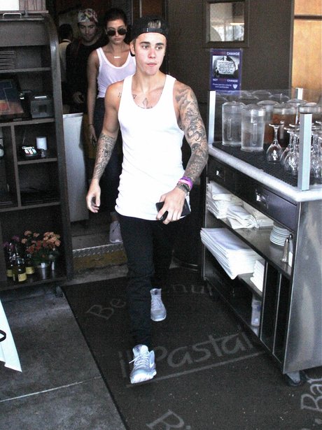 Justin Bieber with Hakey Baldwin