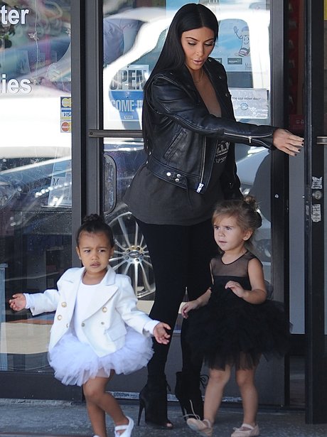 Kim Kardashian and North