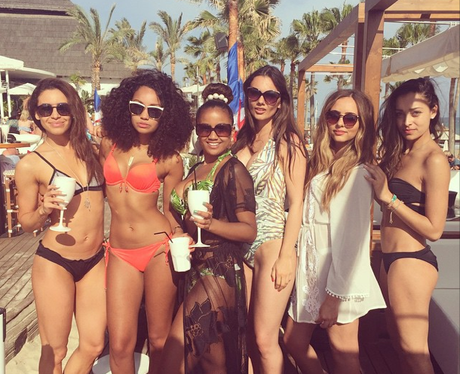 Little Mix in bikinis