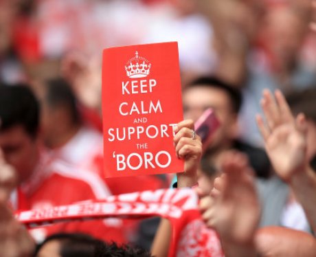 Middlesbrough FC at Wembley