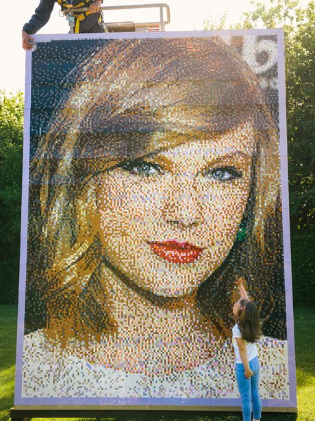 Taylor Swift Lego Portrait